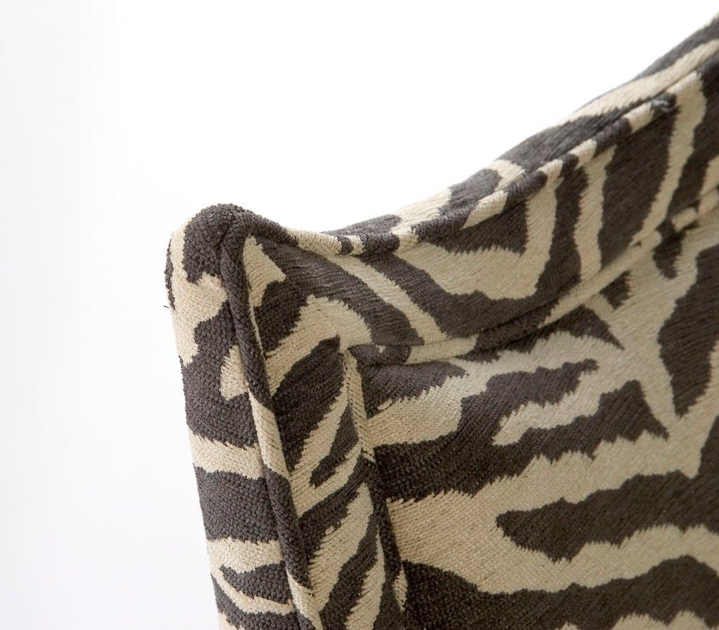 High Back Zebra Chair 1