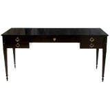 Marquetry Top Desk  by Baker