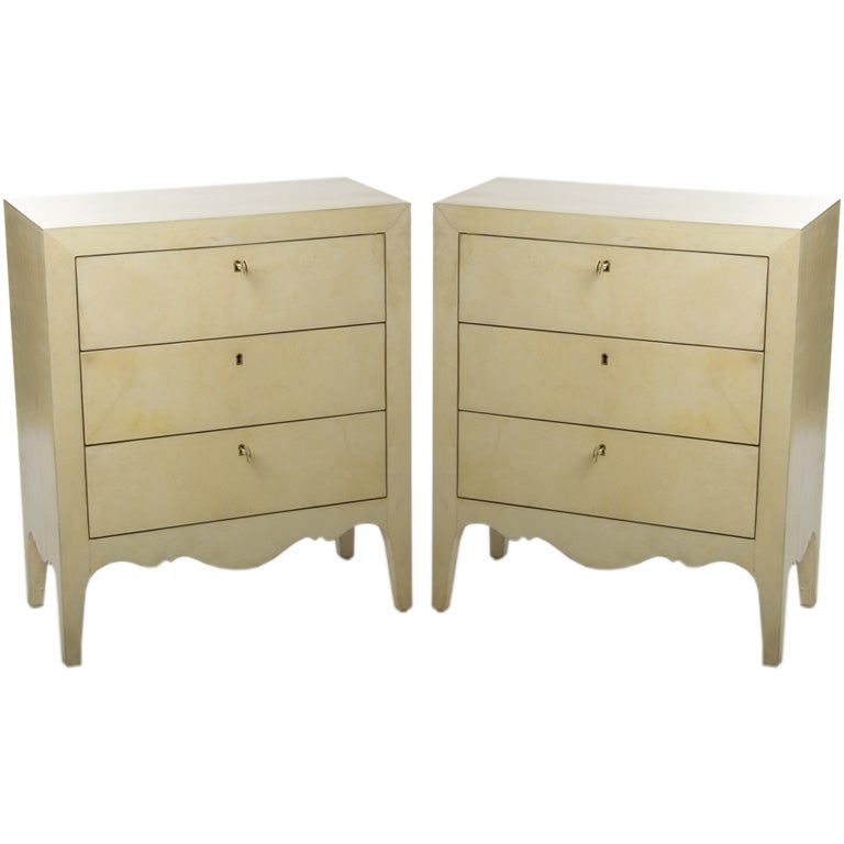 Petite Dresser / Side Tables with Serpentine Detail