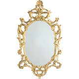 SALE! Chippendale Style Oval Mirror