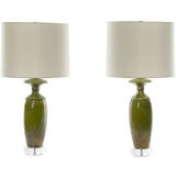Green Ceramic Lamp