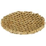 SALE! Green & Brown Honeycomb Plate by Peter Lane