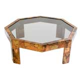 SALE!  Octagonal Patchwork Coffee Table