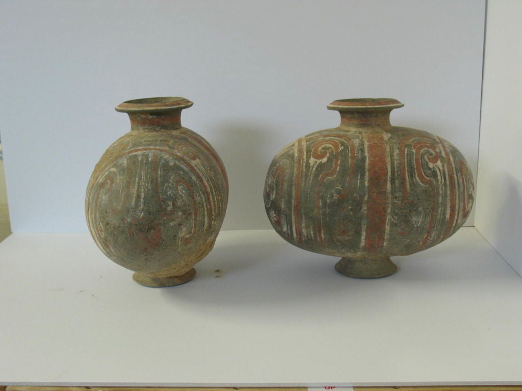 18th Century and Earlier Chinese Han Cocoon Shaped Vessels