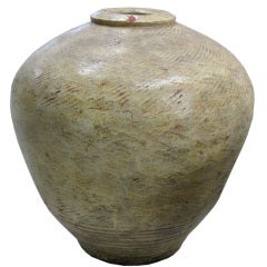 Vintage Large Chinese Storage Jar