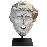 Marble Head of Bacchus from Fountain
