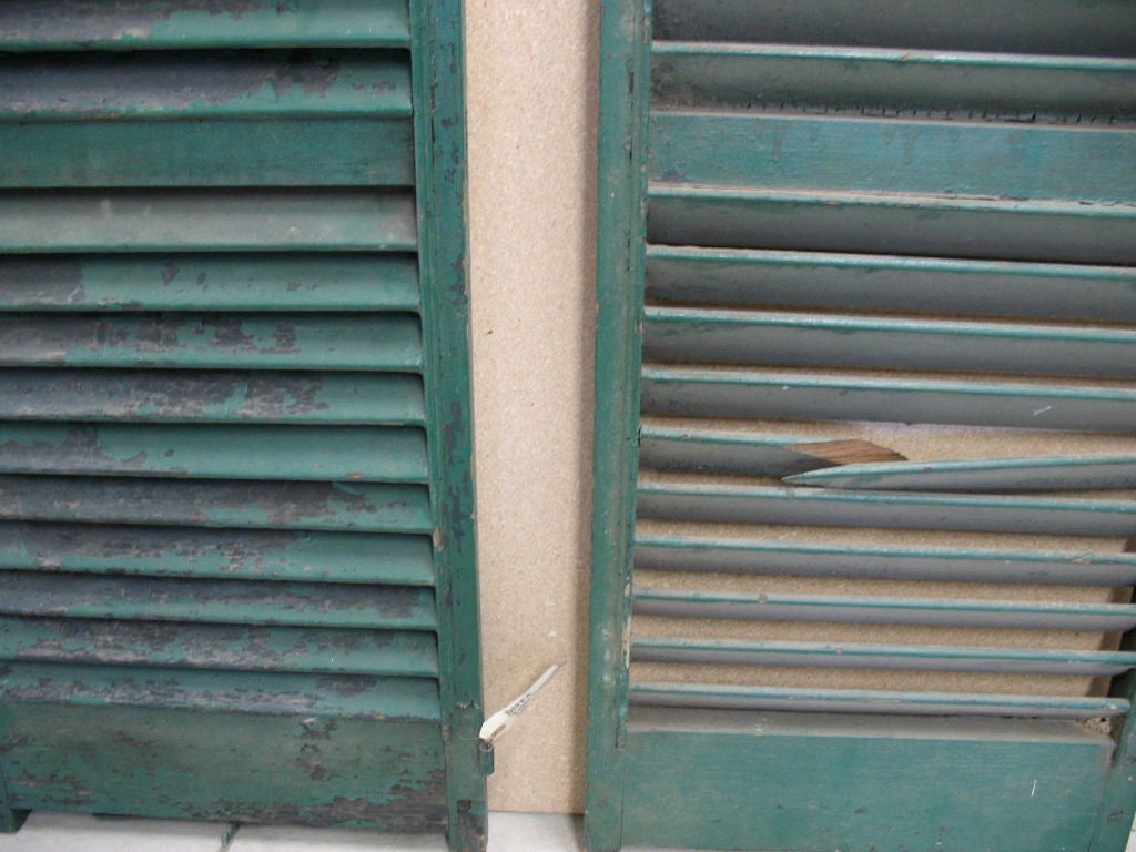Antique Window Shutters and Grates For Sale 1