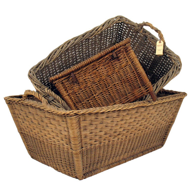 Antique Baskets For Sale at 1stDibs