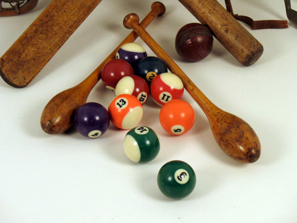 20th Century Vintage and Antique Sporting Goods For Sale