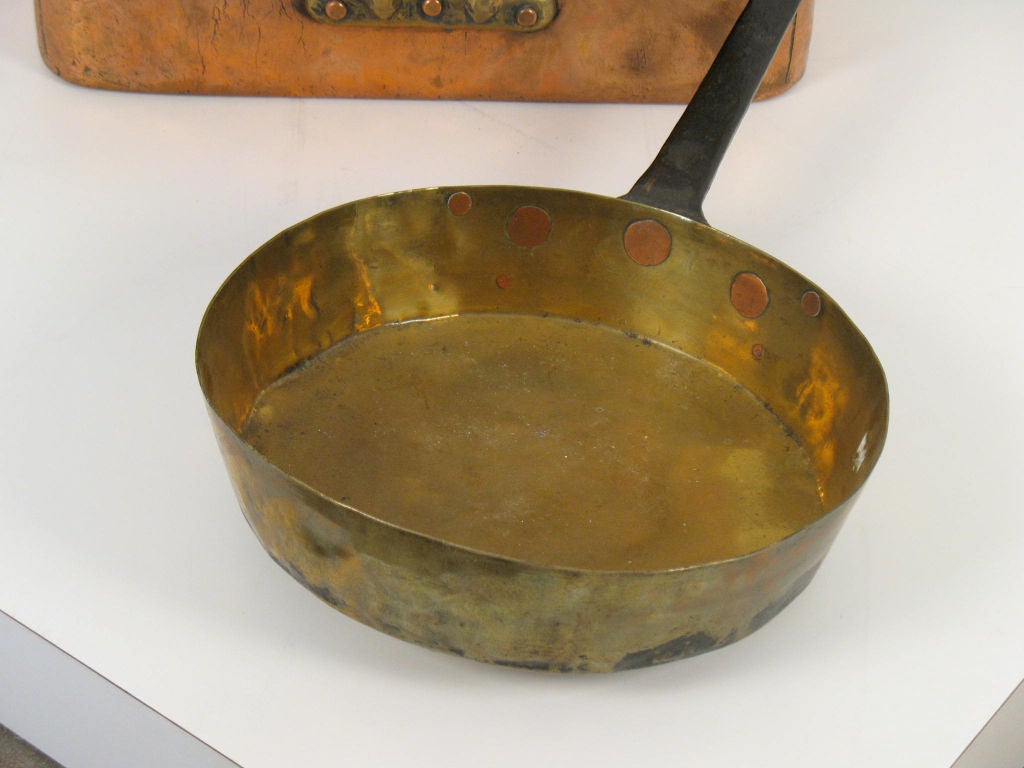 19th Century Copper & Brass Cookware For Sale