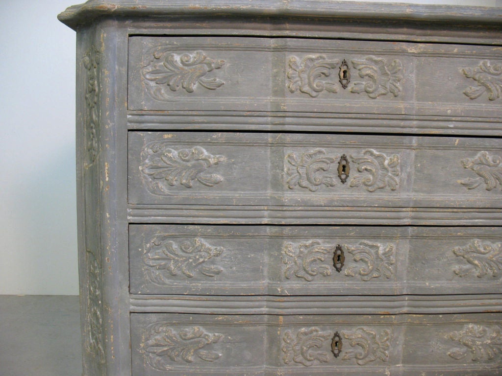 Painted Belgian Chest of Drawers