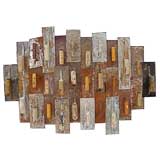 Contemporary Folk Art Wall Sculpture