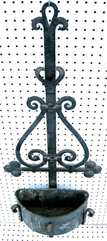 Hand Wrought Hanging Planter