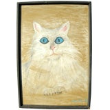 Vintage "Blue Eyed" Cat