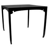 Vintage Lacquered Oriental Style Card Table