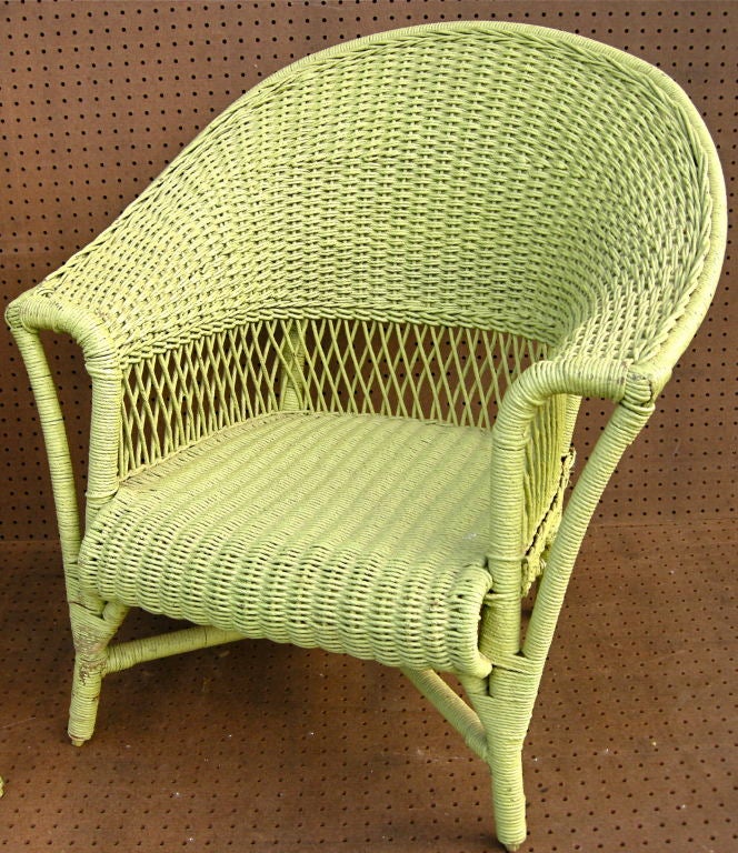 American Colorful Wicker Chairs