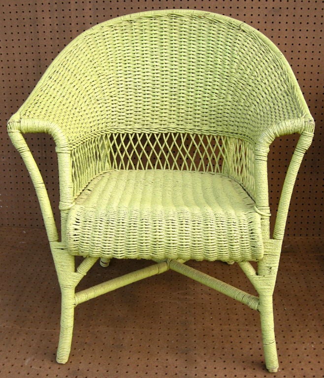 Upholstery Colorful Wicker Chairs