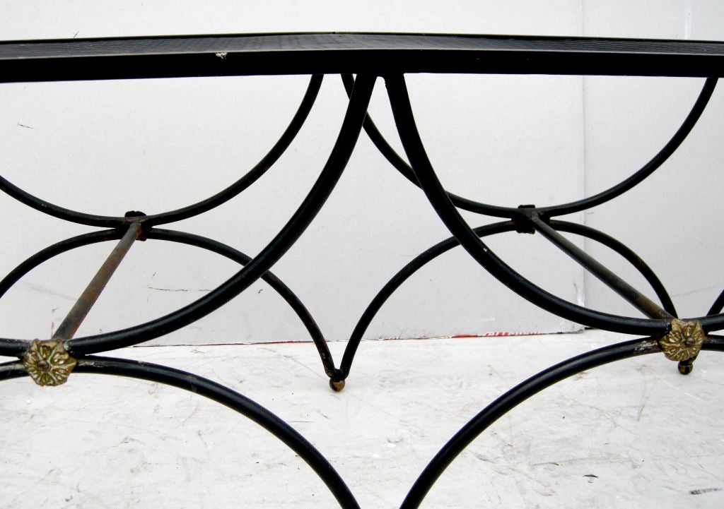 Long Italian Iron Bench 3