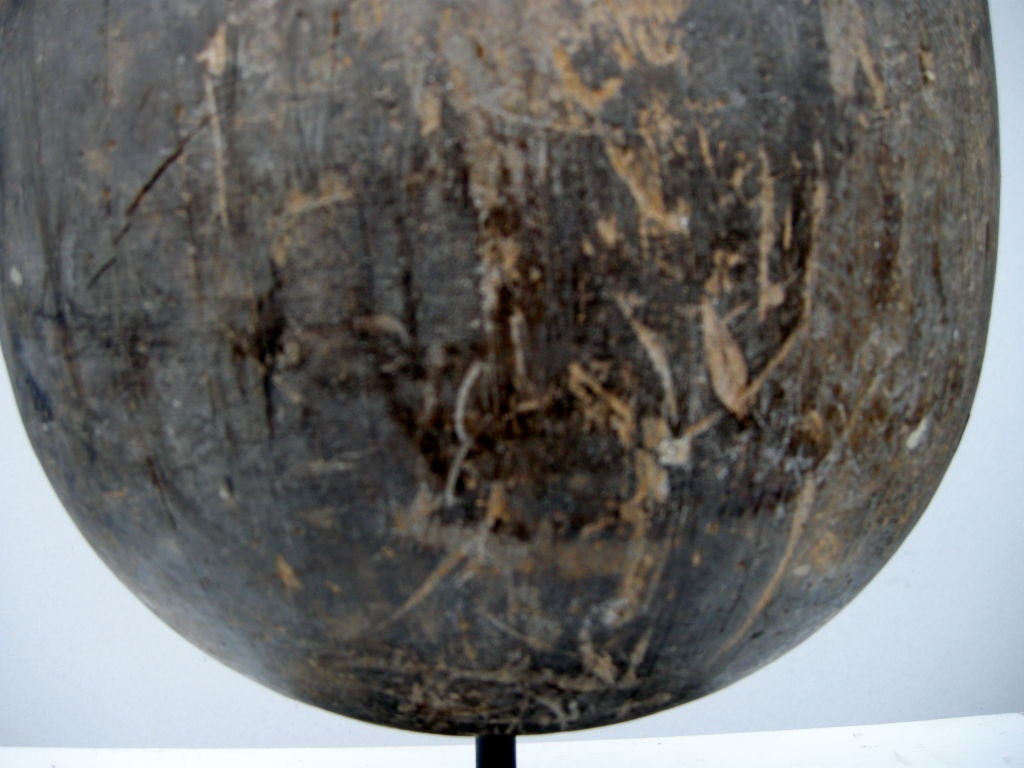 Large Wooden Egg Sculpture 2