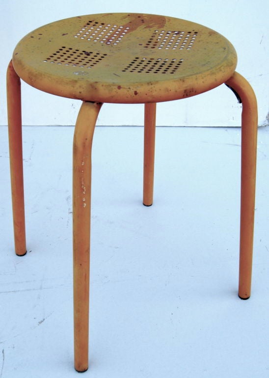 Colorful Set Of Industrial Stools