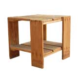 RIETVELD CRATE TABLE ; EARLY PRODUCTION