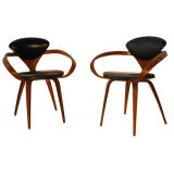 PAIR OF CHERNER ARMCHAIRS