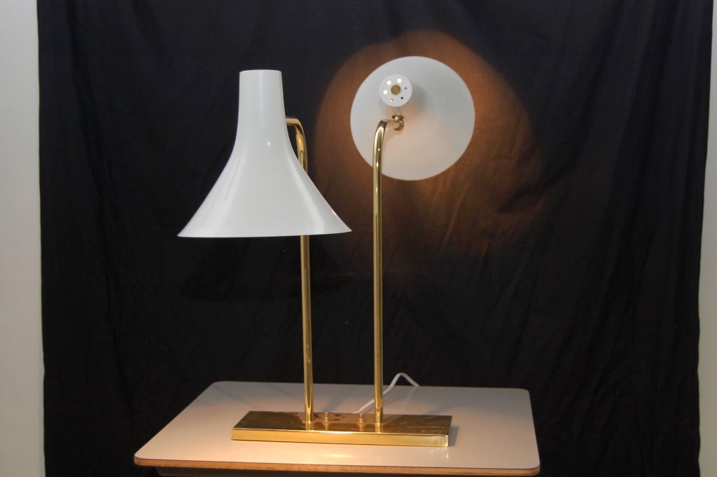 table lamp with two heads