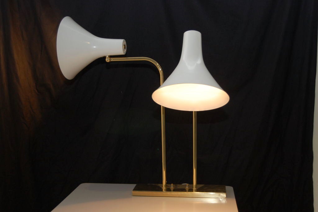 double headed table lamp