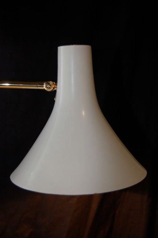 VON NESSEN DOUBLE HEAD DESK LAMP In Excellent Condition In Wargrave, Berkshire