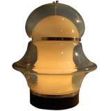 ITALIAN GLASS TABLE LAMP