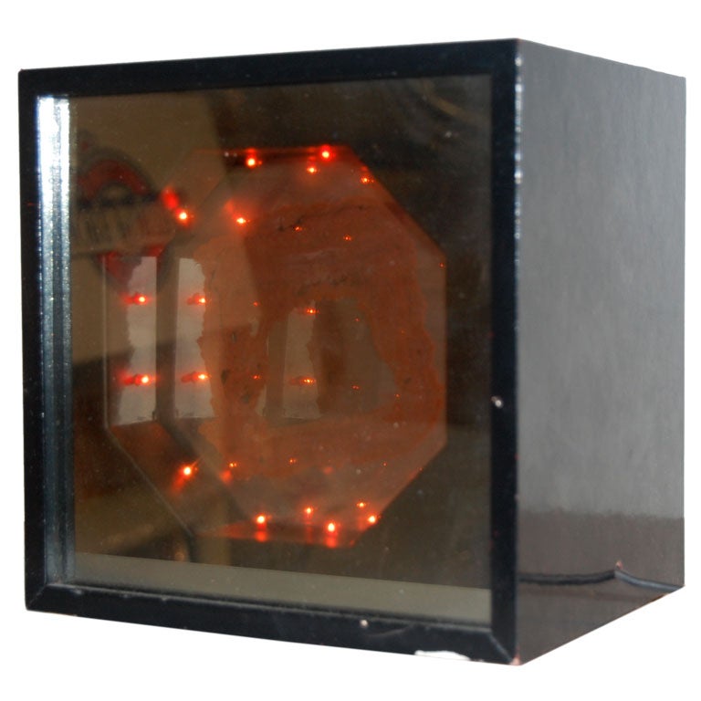 STUNNING LIGHT BOX , SIGNED For Sale at 1stdibs