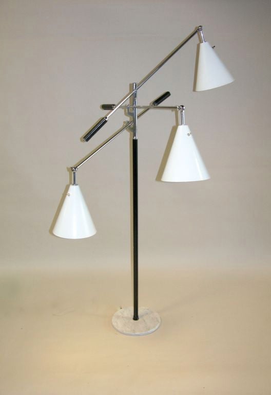 Mid-20th Century ARTELUCE 3 ARM TRIENNALE LAMP