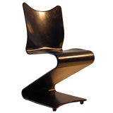 VERNER PANTON PLYWOOD CANTILEVER CHAIR
