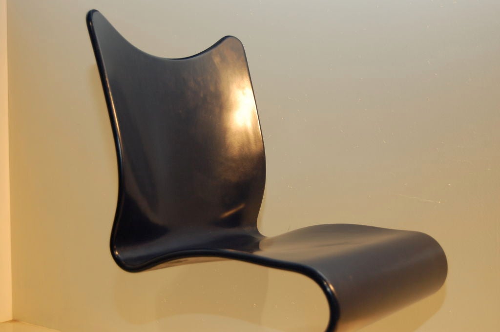 VERNER PANTON PLYWOOD CANTILEVER CHAIR 3