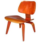 EAMES LCW WITH ORIGINAL RED ANALINE DYE