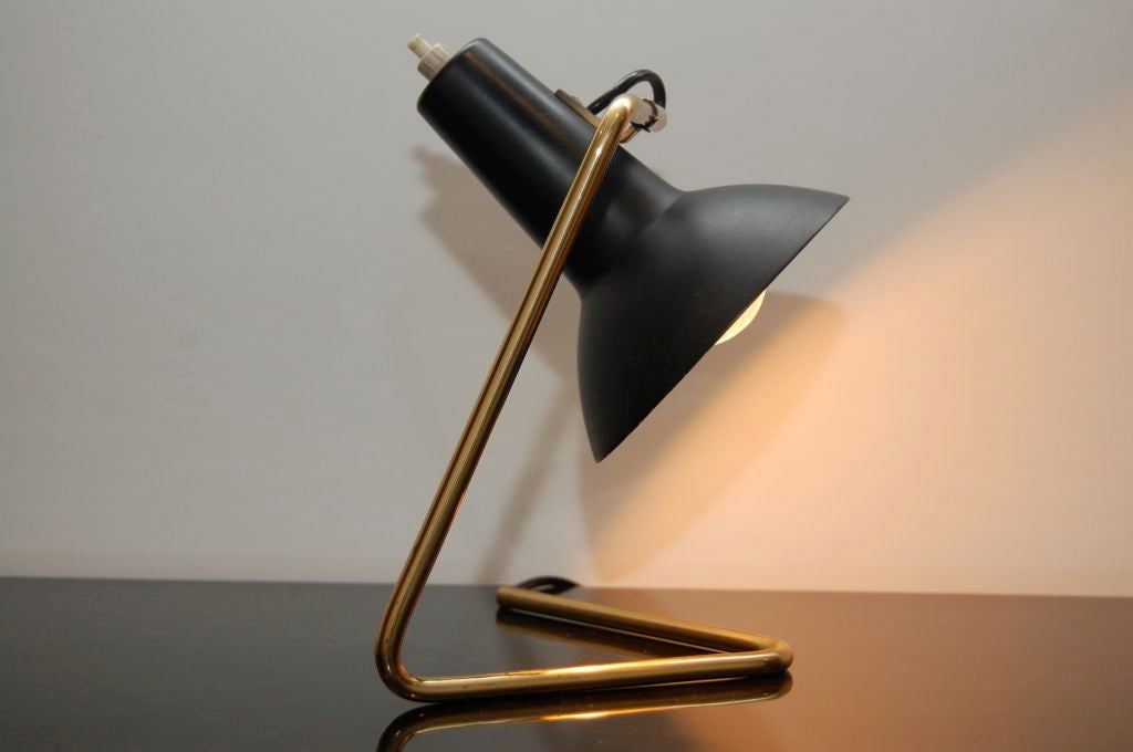 Mid-20th Century VITTORIANO VIGANO DESK LAMP ; ARTELUCE ; LABELLED