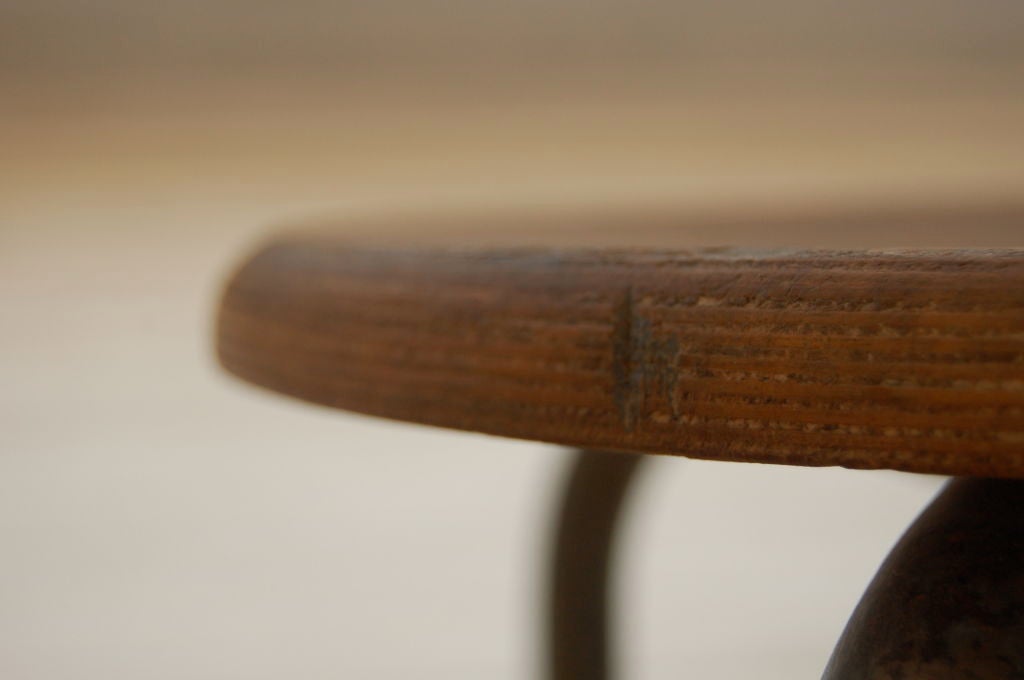 JEAN PROUVE ; 3 LEGGED STOOL 1
