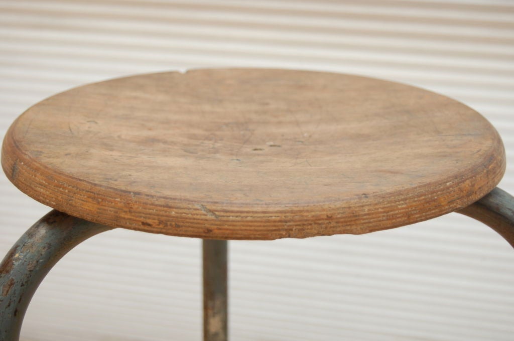 JEAN PROUVE ; 3 LEGGED STOOL 3