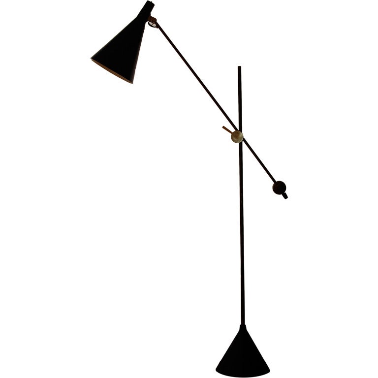 TAPIO WIRKKALA FLOOR LAMP ; SIGNED