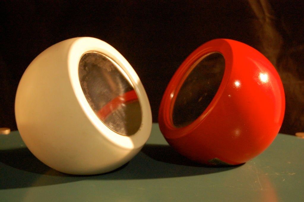 CERAMIC MIRRORS BY ICO PARISI ; SIGNED