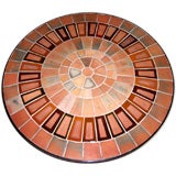ROGER CAPRON TILED COFFEE TABLE ; SIGNED