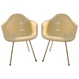 CHARLES AND RAY EAMES ; PAIR OF ZENITH PARCHMENT SHELLS