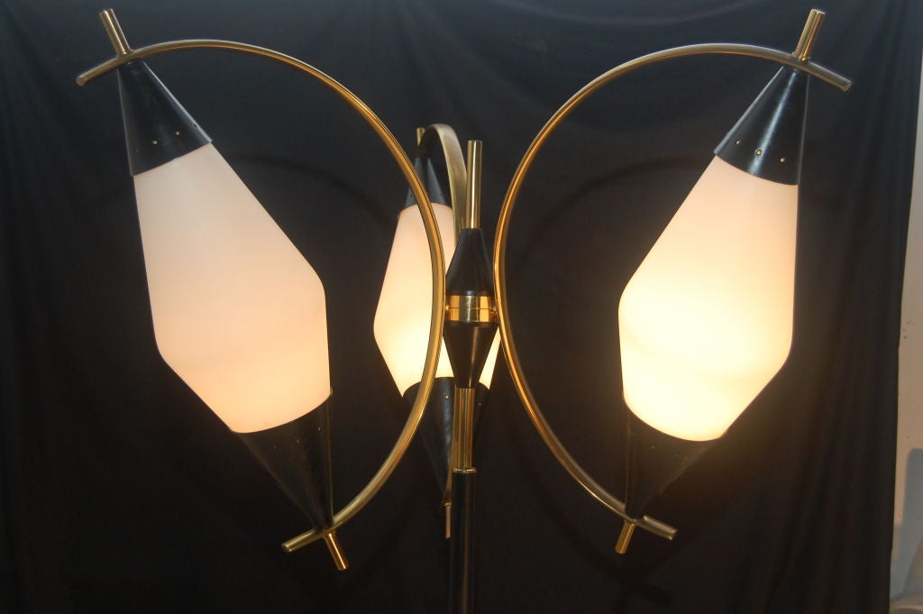 Italian 3 Head Floor Lamp
