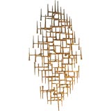 Abstract Metal Wall Sculpture