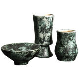 Vases et bols en faïence de Jacques Blin