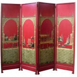 Italian painted screen