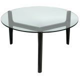 Ebonised wood coffee table Ebonised wood coffee table