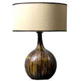 Ceramic table lamp by Roger Capron