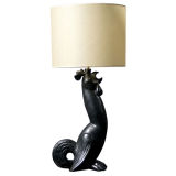 Large ceramic table lamp
