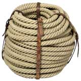 Vintage Coil of  Fireman's Rope